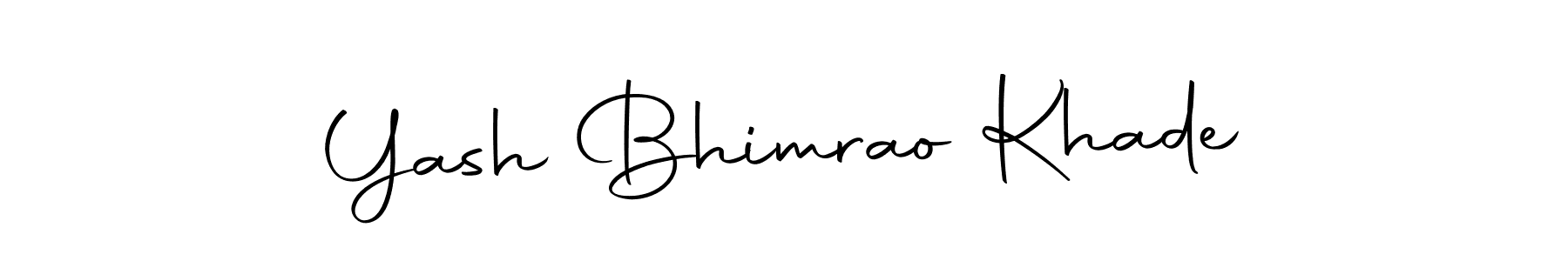 Design your own signature with our free online signature maker. With this signature software, you can create a handwritten (Autography-DOLnW) signature for name Yash Bhimrao Khade. Yash Bhimrao Khade signature style 10 images and pictures png