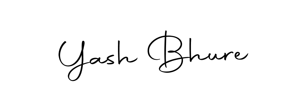 Create a beautiful signature design for name Yash Bhure. With this signature (Autography-DOLnW) fonts, you can make a handwritten signature for free. Yash Bhure signature style 10 images and pictures png