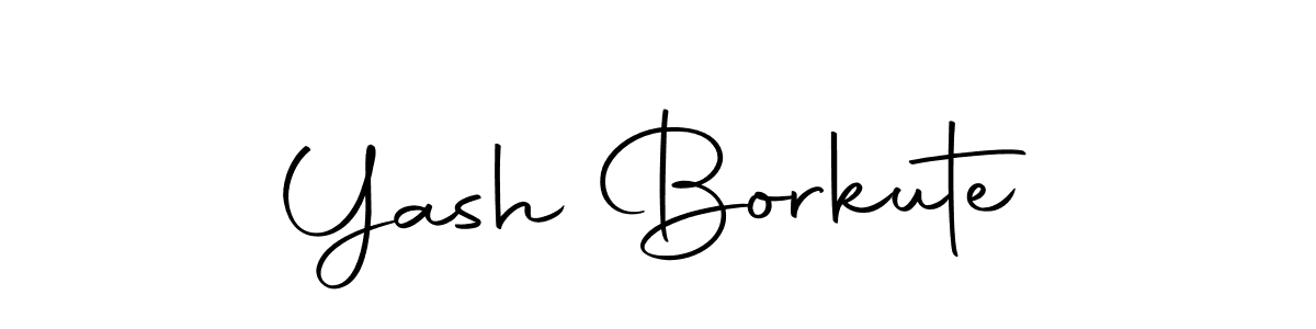 The best way (Autography-DOLnW) to make a short signature is to pick only two or three words in your name. The name Yash Borkute include a total of six letters. For converting this name. Yash Borkute signature style 10 images and pictures png