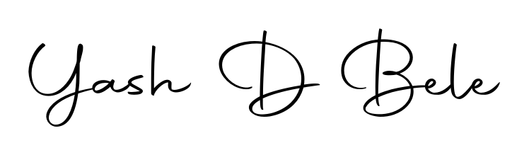 Enhance your business communications with Yash D Bele signature in Autography-DOLnW lettering. Clean, modern, and universally compatible. Yash D Bele signature style 10 images and pictures png