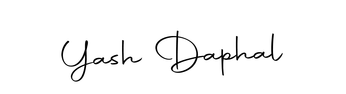 Make a short Yash Daphal signature style. Manage your documents anywhere anytime using Autography-DOLnW. Create and add eSignatures, submit forms, share and send files easily. Yash Daphal signature style 10 images and pictures png