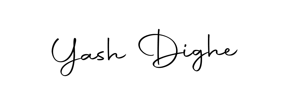 The best way (Autography-DOLnW) to make a short signature is to pick only two or three words in your name. The name Yash Dighe include a total of six letters. For converting this name. Yash Dighe signature style 10 images and pictures png