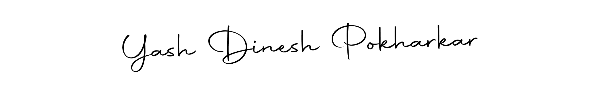 Autography-DOLnW is a professional signature style that is perfect for those who want to add a touch of class to their signature. It is also a great choice for those who want to make their signature more unique. Get Yash Dinesh Pokharkar name to fancy signature for free. Yash Dinesh Pokharkar signature style 10 images and pictures png