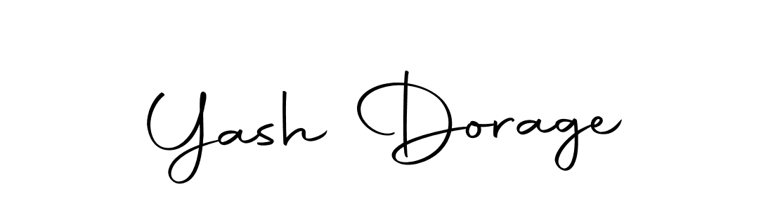 Use a signature maker to create a handwritten signature online. With this signature software, you can design (Autography-DOLnW) your own signature for name Yash Dorage. Yash Dorage signature style 10 images and pictures png