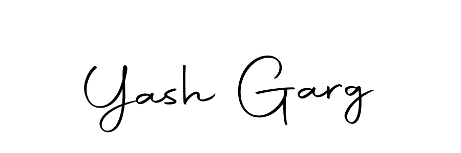 Design your own signature with our free online signature maker. With this signature software, you can create a handwritten (Autography-DOLnW) signature for name Yash Garg. Yash Garg signature style 10 images and pictures png