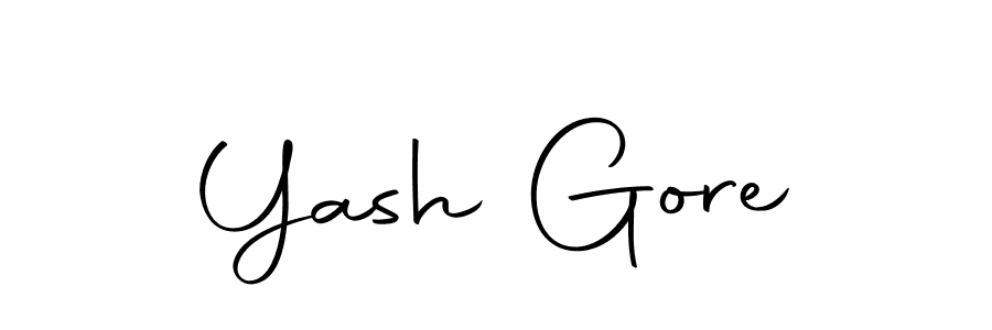 Make a beautiful signature design for name Yash Gore. Use this online signature maker to create a handwritten signature for free. Yash Gore signature style 10 images and pictures png