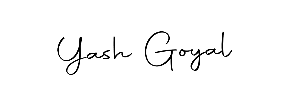 Create a beautiful signature design for name Yash Goyal. With this signature (Autography-DOLnW) fonts, you can make a handwritten signature for free. Yash Goyal signature style 10 images and pictures png