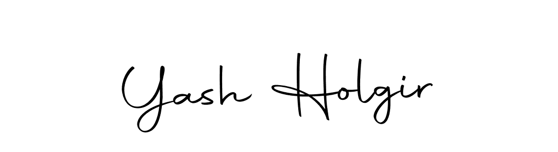 Use a signature maker to create a handwritten signature online. With this signature software, you can design (Autography-DOLnW) your own signature for name Yash Holgir. Yash Holgir signature style 10 images and pictures png