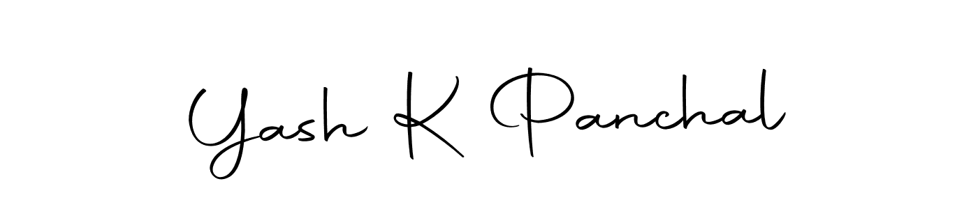 The best way (Autography-DOLnW) to make a short signature is to pick only two or three words in your name. The name Yash K Panchal include a total of six letters. For converting this name. Yash K Panchal signature style 10 images and pictures png