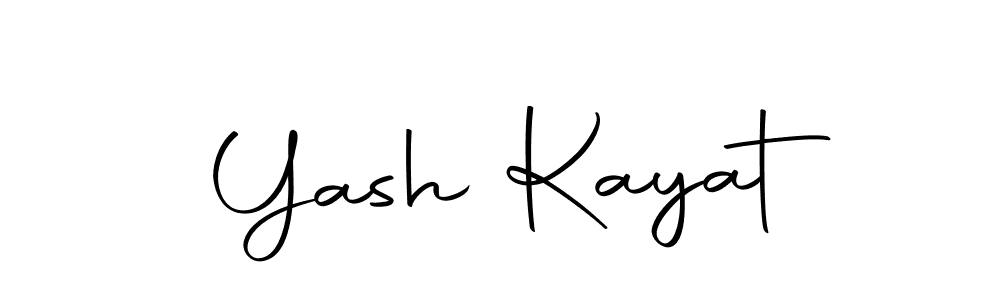 Make a beautiful signature design for name Yash Kayat. Use this online signature maker to create a handwritten signature for free. Yash Kayat signature style 10 images and pictures png