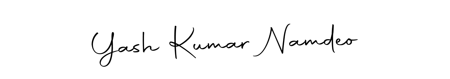 Create a beautiful signature design for name Yash Kumar Namdeo. With this signature (Autography-DOLnW) fonts, you can make a handwritten signature for free. Yash Kumar Namdeo signature style 10 images and pictures png