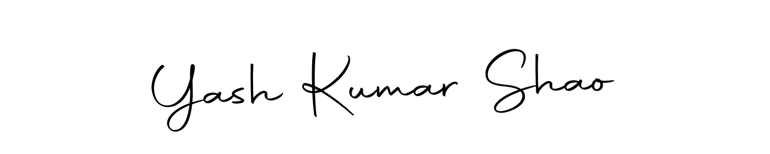 Make a beautiful signature design for name Yash Kumar Shao. With this signature (Autography-DOLnW) style, you can create a handwritten signature for free. Yash Kumar Shao signature style 10 images and pictures png