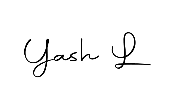 Also we have Yash L name is the best signature style. Create professional handwritten signature collection using Autography-DOLnW autograph style. Yash L signature style 10 images and pictures png