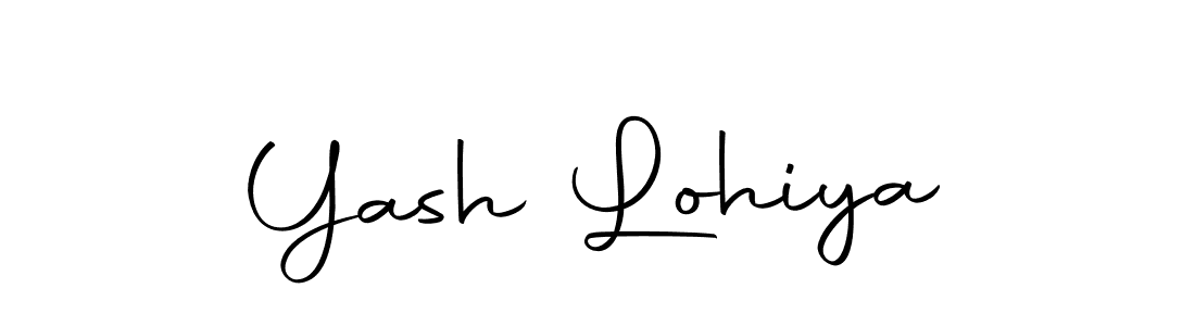 You can use this online signature creator to create a handwritten signature for the name Yash Lohiya. This is the best online autograph maker. Yash Lohiya signature style 10 images and pictures png