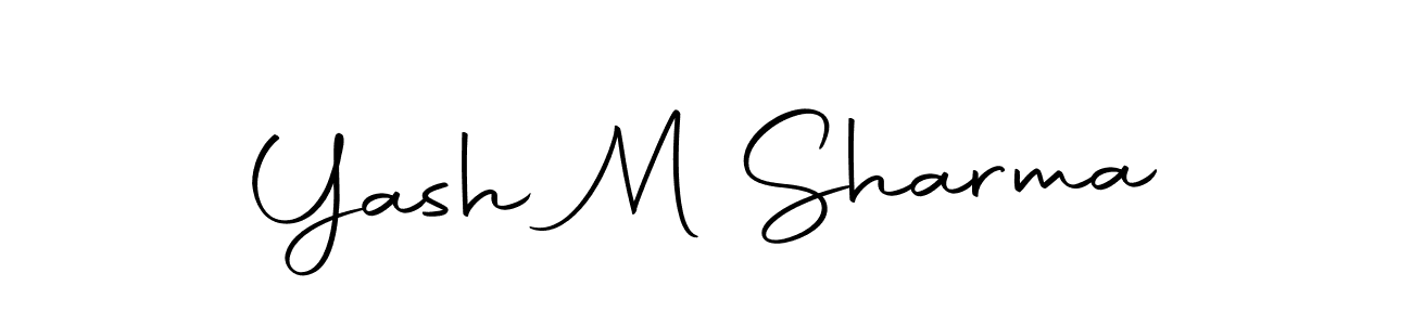 Here are the top 10 professional signature styles for the name Yash M Sharma. These are the best autograph styles you can use for your name. Yash M Sharma signature style 10 images and pictures png