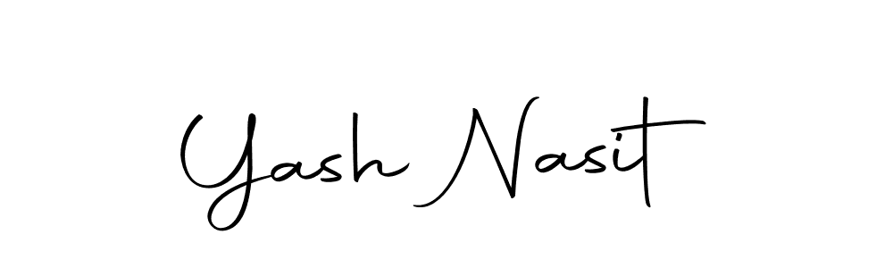 Similarly Autography-DOLnW is the best handwritten signature design. Signature creator online .You can use it as an online autograph creator for name Yash Nasit. Yash Nasit signature style 10 images and pictures png
