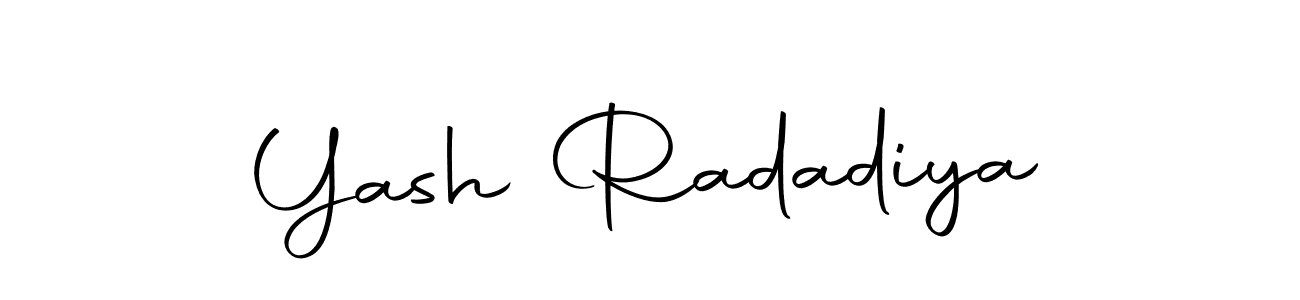 How to make Yash Radadiya signature? Autography-DOLnW is a professional autograph style. Create handwritten signature for Yash Radadiya name. Yash Radadiya signature style 10 images and pictures png