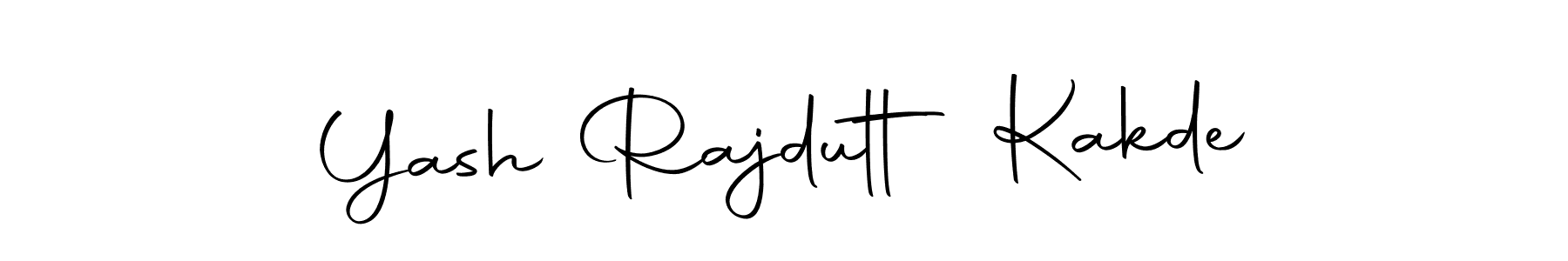 How to make Yash Rajdutt Kakde name signature. Use Autography-DOLnW style for creating short signs online. This is the latest handwritten sign. Yash Rajdutt Kakde signature style 10 images and pictures png