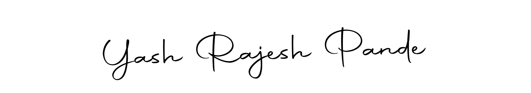 Also we have Yash Rajesh Pande name is the best signature style. Create professional handwritten signature collection using Autography-DOLnW autograph style. Yash Rajesh Pande signature style 10 images and pictures png