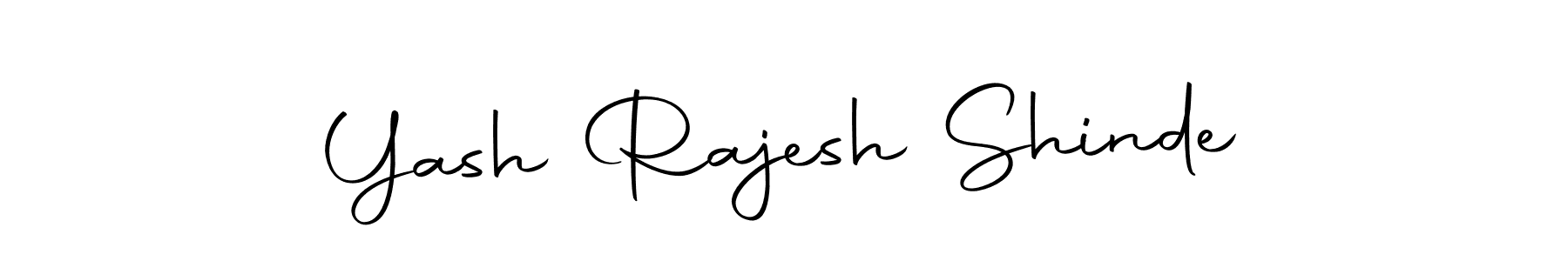 How to make Yash Rajesh Shinde name signature. Use Autography-DOLnW style for creating short signs online. This is the latest handwritten sign. Yash Rajesh Shinde signature style 10 images and pictures png