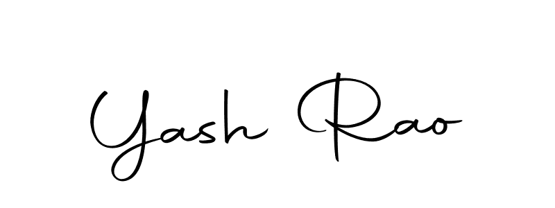 Create a beautiful signature design for name Yash Rao. With this signature (Autography-DOLnW) fonts, you can make a handwritten signature for free. Yash Rao signature style 10 images and pictures png