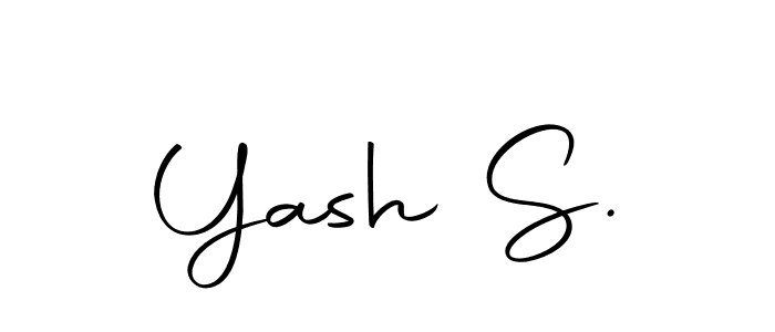 Once you've used our free online signature maker to create your best signature Autography-DOLnW style, it's time to enjoy all of the benefits that Yash S. name signing documents. Yash S. signature style 10 images and pictures png