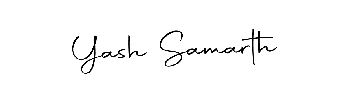 Create a beautiful signature design for name Yash Samarth. With this signature (Autography-DOLnW) fonts, you can make a handwritten signature for free. Yash Samarth signature style 10 images and pictures png