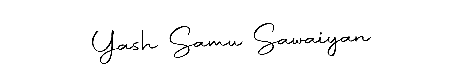 Autography-DOLnW is a professional signature style that is perfect for those who want to add a touch of class to their signature. It is also a great choice for those who want to make their signature more unique. Get Yash Samu Sawaiyan name to fancy signature for free. Yash Samu Sawaiyan signature style 10 images and pictures png