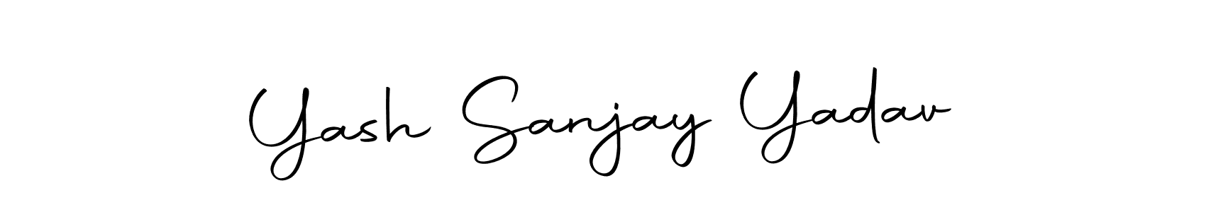 Make a short Yash Sanjay Yadav signature style. Manage your documents anywhere anytime using Autography-DOLnW. Create and add eSignatures, submit forms, share and send files easily. Yash Sanjay Yadav signature style 10 images and pictures png