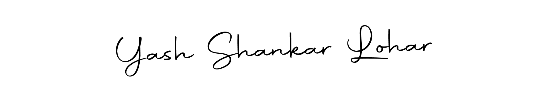 How to make Yash Shankar Lohar name signature. Use Autography-DOLnW style for creating short signs online. This is the latest handwritten sign. Yash Shankar Lohar signature style 10 images and pictures png