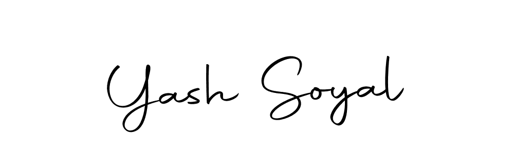 Make a beautiful signature design for name Yash Soyal. Use this online signature maker to create a handwritten signature for free. Yash Soyal signature style 10 images and pictures png