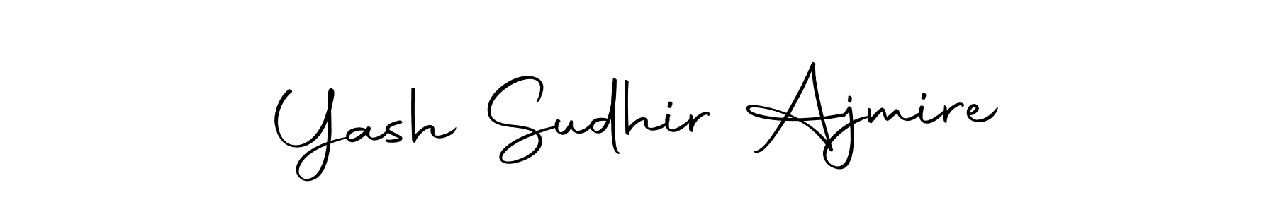 This is the best signature style for the Yash Sudhir Ajmire name. Also you like these signature font (Autography-DOLnW). Mix name signature. Yash Sudhir Ajmire signature style 10 images and pictures png