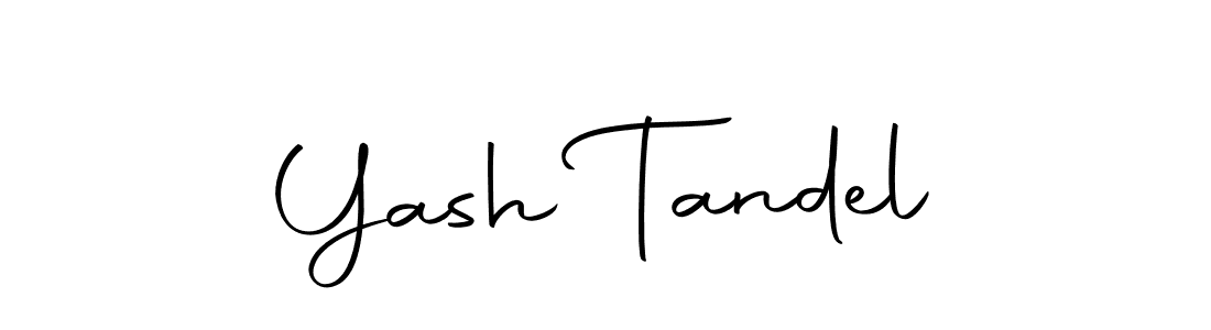 Use a signature maker to create a handwritten signature online. With this signature software, you can design (Autography-DOLnW) your own signature for name Yash Tandel. Yash Tandel signature style 10 images and pictures png