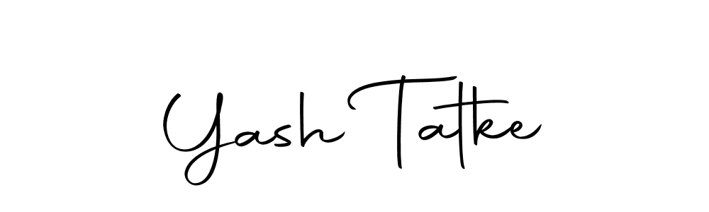 Make a beautiful signature design for name Yash Tatke. With this signature (Autography-DOLnW) style, you can create a handwritten signature for free. Yash Tatke signature style 10 images and pictures png