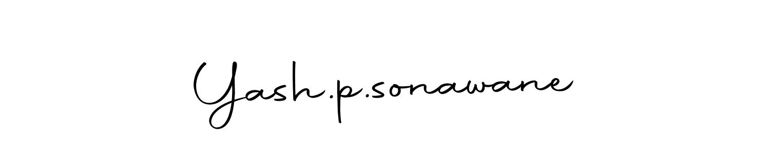 Create a beautiful signature design for name Yash.p.sonawane. With this signature (Autography-DOLnW) fonts, you can make a handwritten signature for free. Yash.p.sonawane signature style 10 images and pictures png