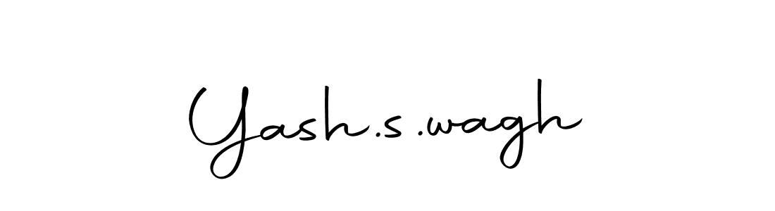 Make a beautiful signature design for name Yash.s.wagh. Use this online signature maker to create a handwritten signature for free. Yash.s.wagh signature style 10 images and pictures png