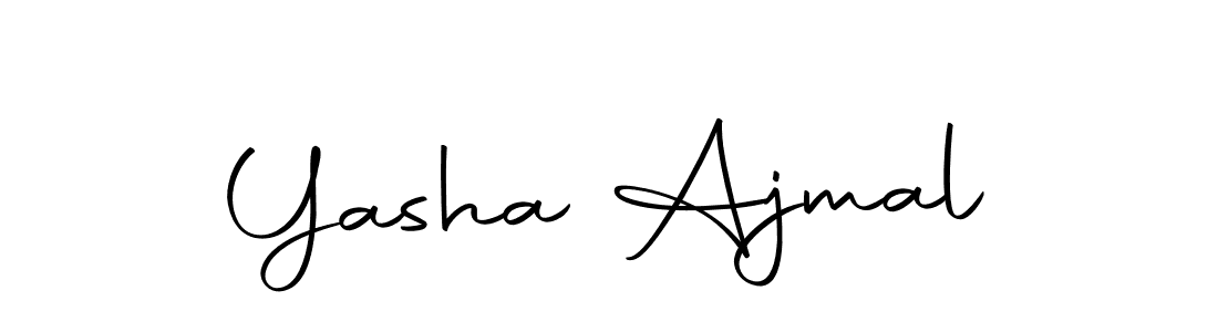 if you are searching for the best signature style for your name Yasha Ajmal. so please give up your signature search. here we have designed multiple signature styles  using Autography-DOLnW. Yasha Ajmal signature style 10 images and pictures png