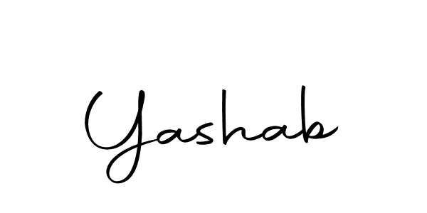 Yashab stylish signature style. Best Handwritten Sign (Autography-DOLnW) for my name. Handwritten Signature Collection Ideas for my name Yashab. Yashab signature style 10 images and pictures png