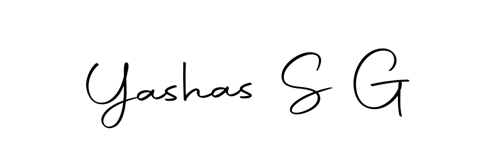 The best way (Autography-DOLnW) to make a short signature is to pick only two or three words in your name. The name Yashas S G include a total of six letters. For converting this name. Yashas S G signature style 10 images and pictures png