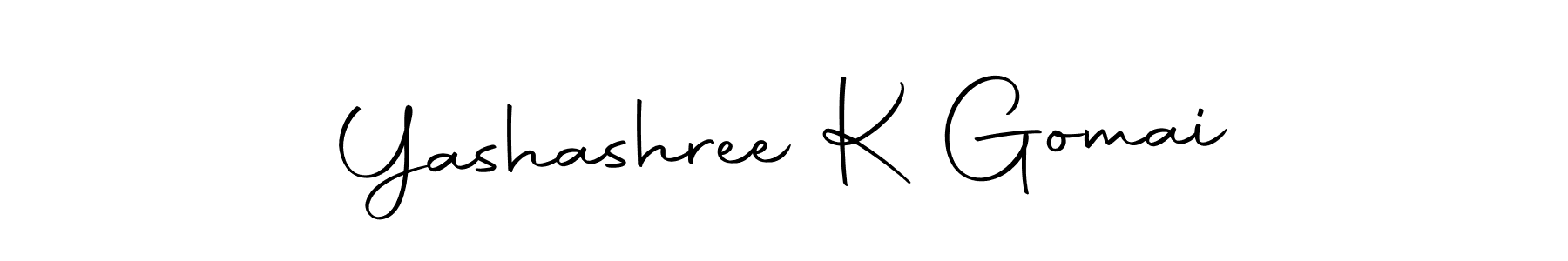 Also You can easily find your signature by using the search form. We will create Yashashree K Gomai name handwritten signature images for you free of cost using Autography-DOLnW sign style. Yashashree K Gomai signature style 10 images and pictures png