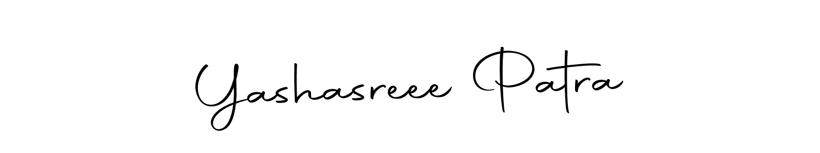How to make Yashasreee Patra name signature. Use Autography-DOLnW style for creating short signs online. This is the latest handwritten sign. Yashasreee Patra signature style 10 images and pictures png