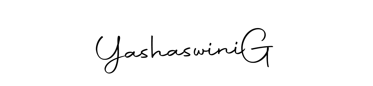 Autography-DOLnW is a professional signature style that is perfect for those who want to add a touch of class to their signature. It is also a great choice for those who want to make their signature more unique. Get Yashaswini  G name to fancy signature for free. Yashaswini  G signature style 10 images and pictures png