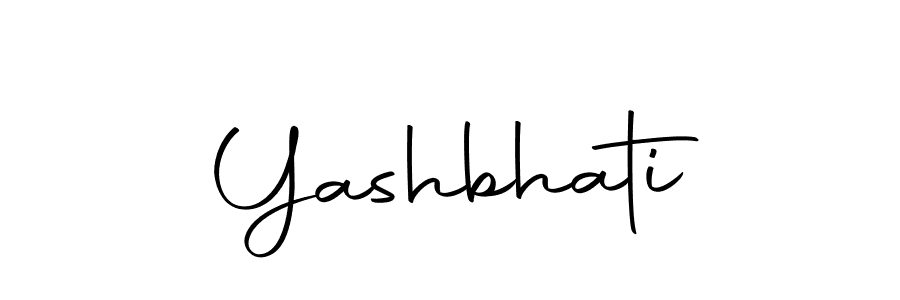 Design your own signature with our free online signature maker. With this signature software, you can create a handwritten (Autography-DOLnW) signature for name Yashbhati. Yashbhati signature style 10 images and pictures png