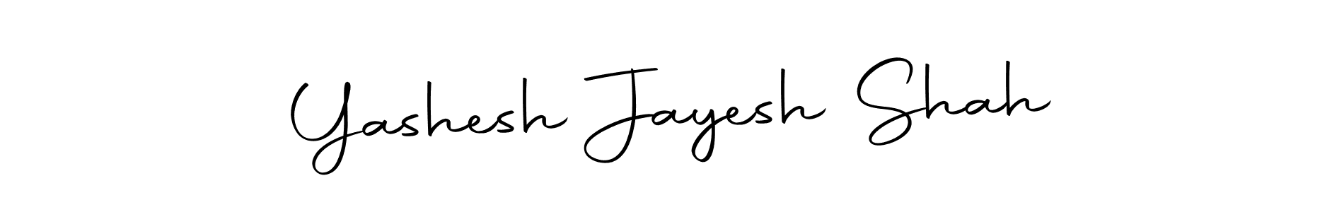 Create a beautiful signature design for name Yashesh Jayesh Shah. With this signature (Autography-DOLnW) fonts, you can make a handwritten signature for free. Yashesh Jayesh Shah signature style 10 images and pictures png