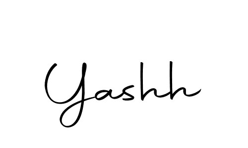 How to make Yashh signature? Autography-DOLnW is a professional autograph style. Create handwritten signature for Yashh name. Yashh signature style 10 images and pictures png