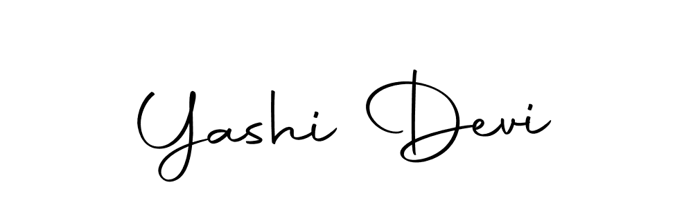 Create a beautiful signature design for name Yashi Devi. With this signature (Autography-DOLnW) fonts, you can make a handwritten signature for free. Yashi Devi signature style 10 images and pictures png