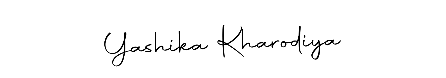 Use a signature maker to create a handwritten signature online. With this signature software, you can design (Autography-DOLnW) your own signature for name Yashika Kharodiya. Yashika Kharodiya signature style 10 images and pictures png