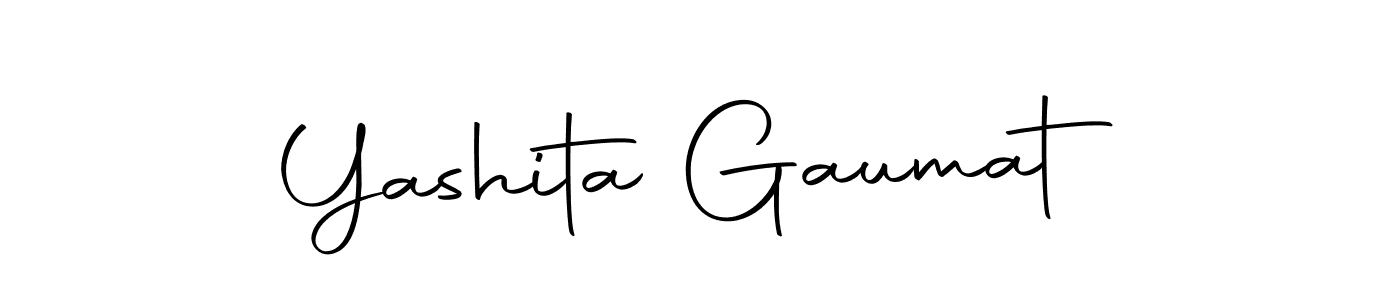 Make a beautiful signature design for name Yashita Gaumat. With this signature (Autography-DOLnW) style, you can create a handwritten signature for free. Yashita Gaumat signature style 10 images and pictures png