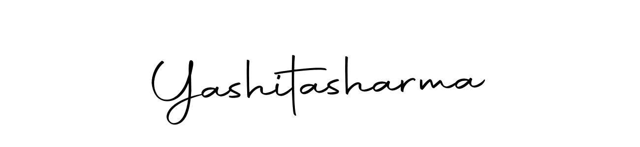 You should practise on your own different ways (Autography-DOLnW) to write your name (Yashitasharma) in signature. don't let someone else do it for you. Yashitasharma signature style 10 images and pictures png