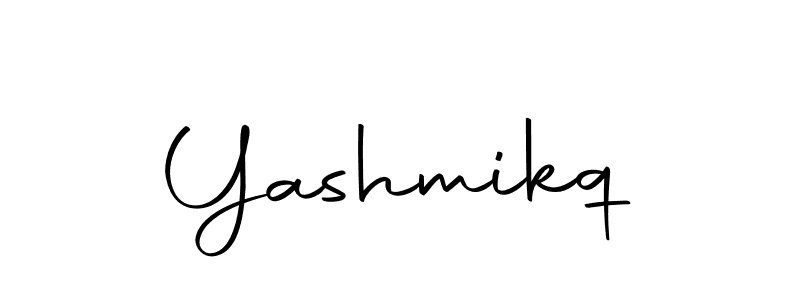 Create a beautiful signature design for name Yashmikq. With this signature (Autography-DOLnW) fonts, you can make a handwritten signature for free. Yashmikq signature style 10 images and pictures png